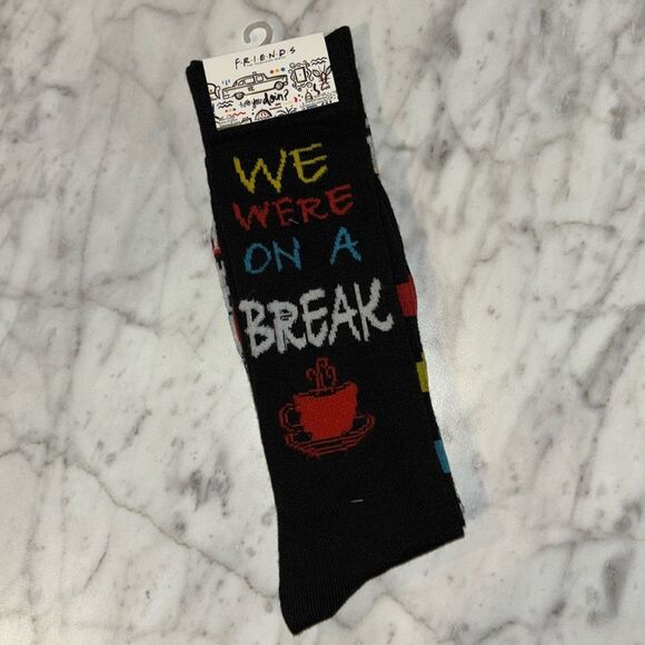 FRIENDS SET OF TWO CREW SOCKS - Picture 1 of 4